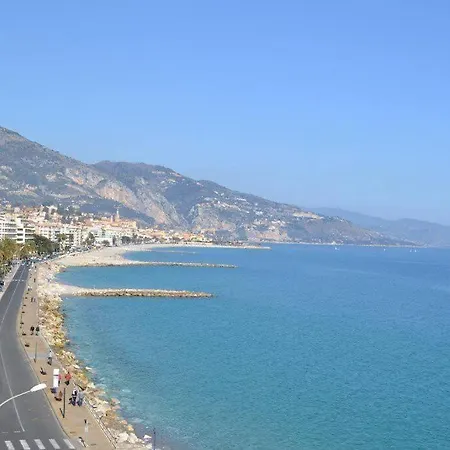 Menton Front Bord De Mer Cote D'Azur Florentina Sea View French Riviera Proche Monaco Montecarlo Superb Studio Exterior photo
