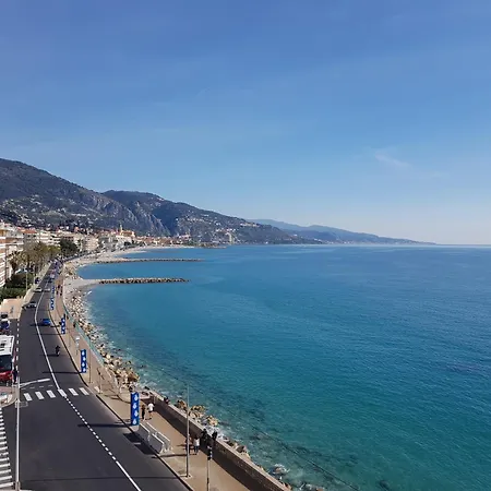 Menton Front Bord De Mer Cote D'Azur Florentina Sea View French Riviera Proche Monaco Montecarlo Superb Studio Exterior photo
