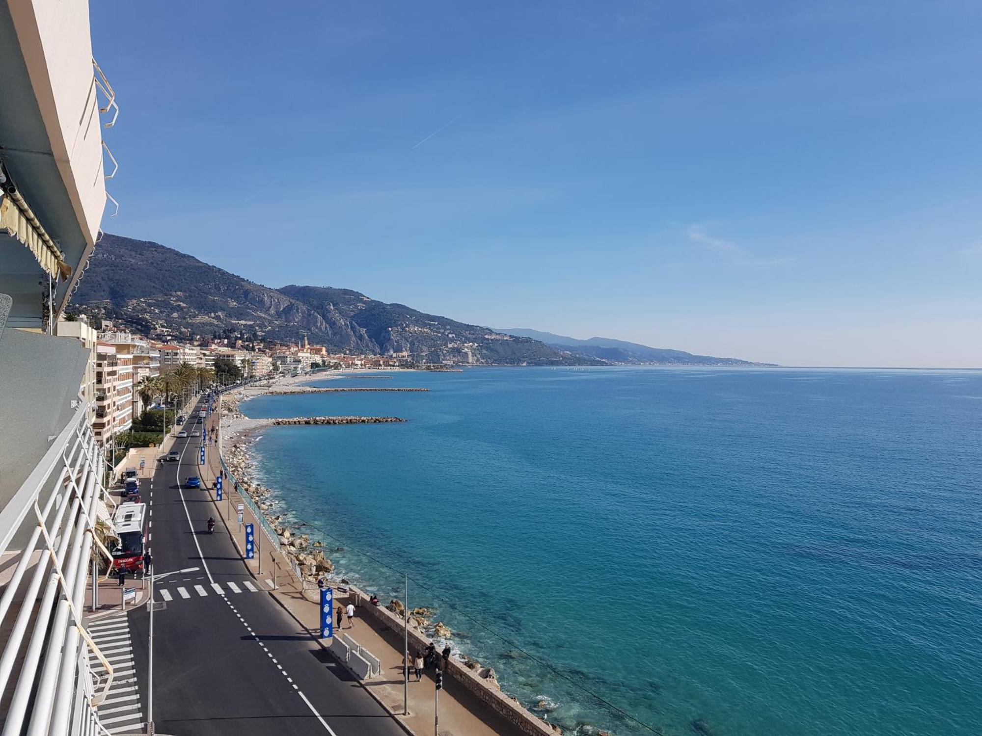 Front Bord De Cote D'azur Florentina Sea View French Riviera Proche Monaco Montecarlo Superb *