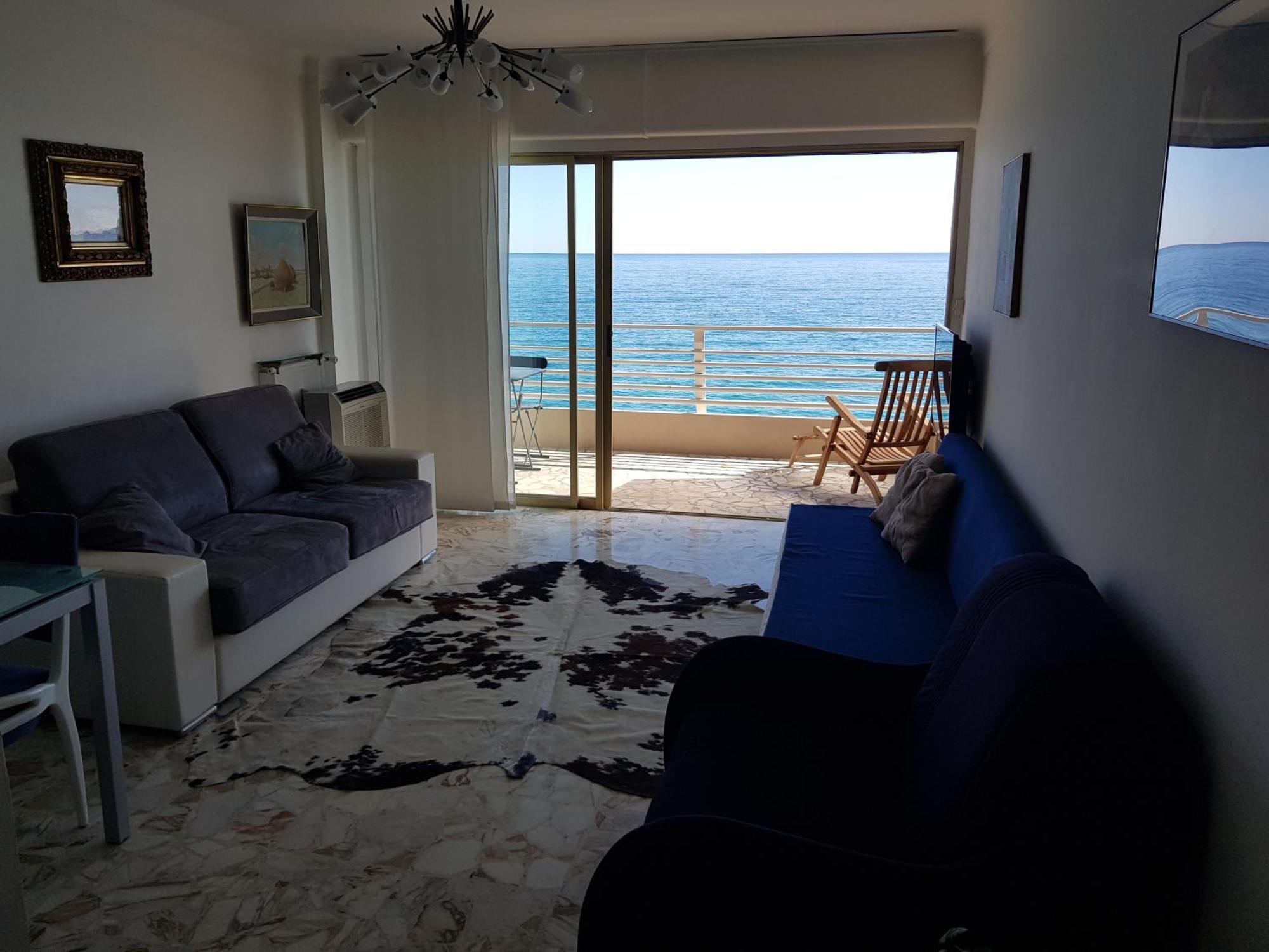 Front Bord De Cote D'azur Florentina Sea View French Riviera Proche Monaco Montecarlo Superb Apartment